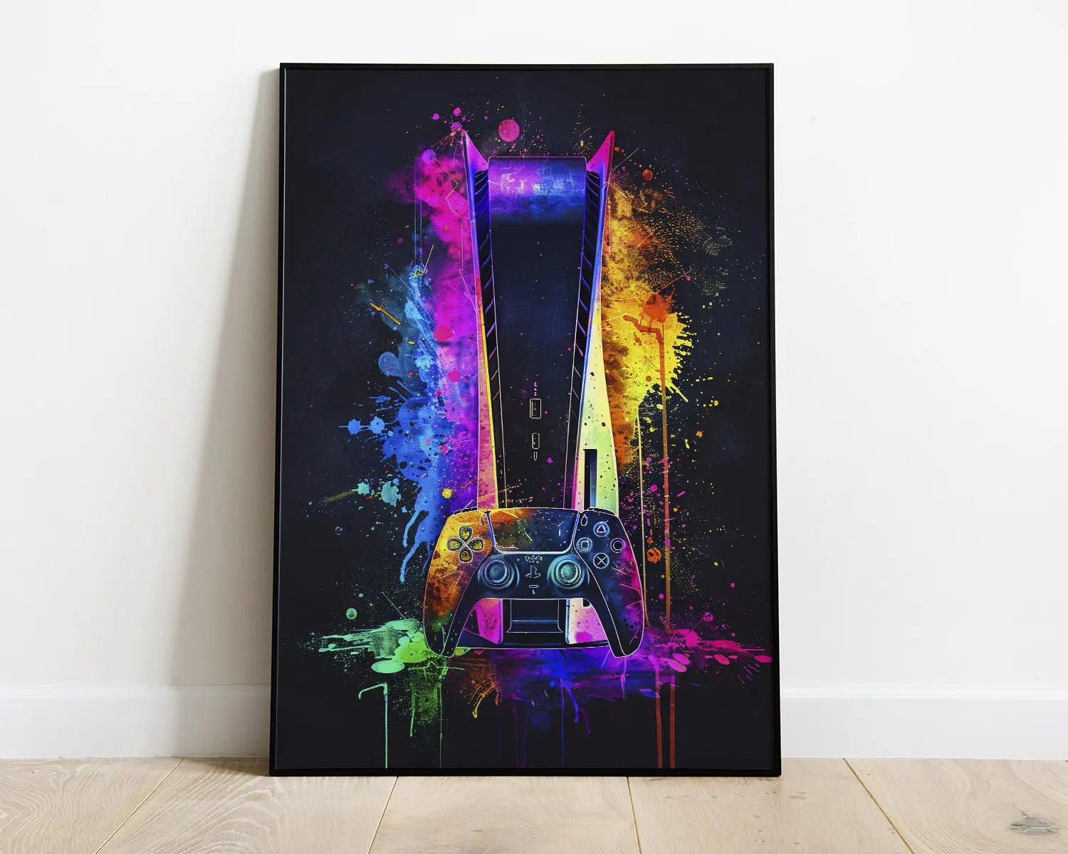 Watercolor Neon Video Game Pos - огляд і ціна Video Gaming & Esports Usd Acc